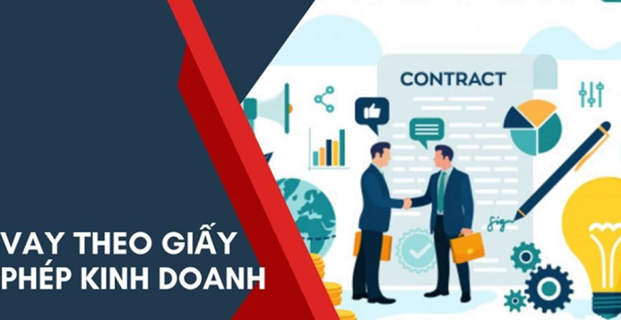 Vay tiền bằng giấy phép kinh doanh